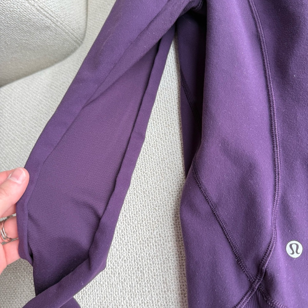 Women's Lululemon Purple Hooded Zip Up - Picture 8 of 10